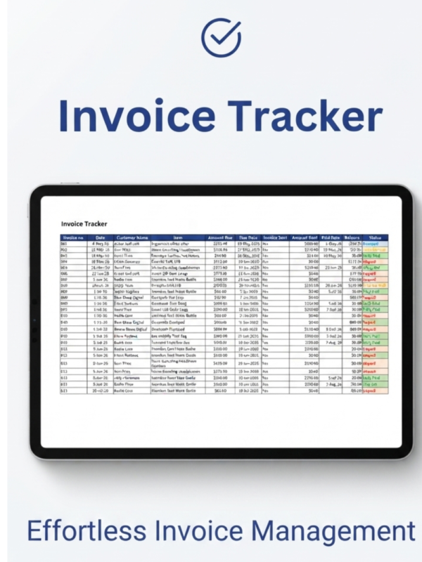 Automated Invoice Tracker With Invoice Template
